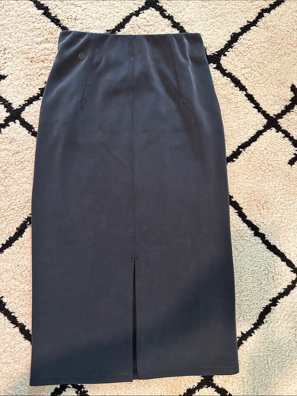 lululemon athletica Charcoal Black Midi Pencil Skirt - Picture 11 of 13